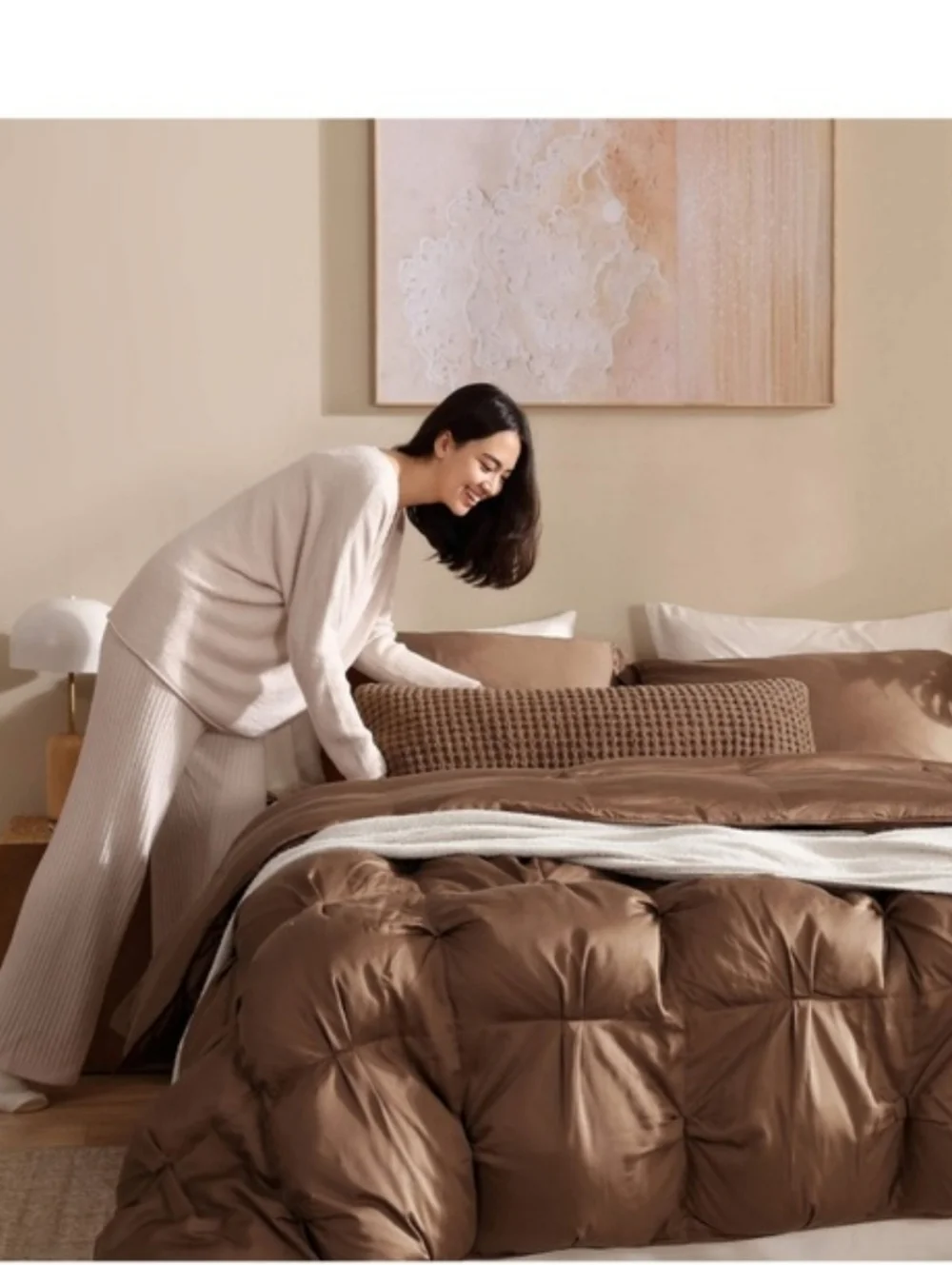 Sunday Citizen Premium Bamboo Bubble Comforter King NWT Boulder
